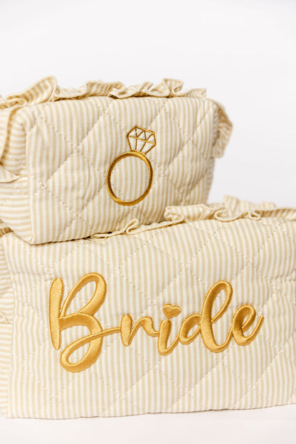 Ruffle Bride Large Pouch