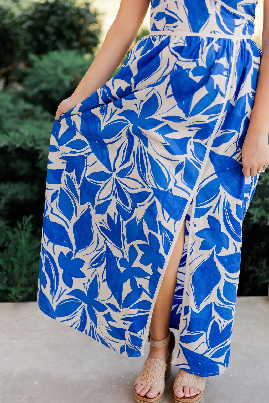 Mykonos Strapless Contrast Maxi Dress