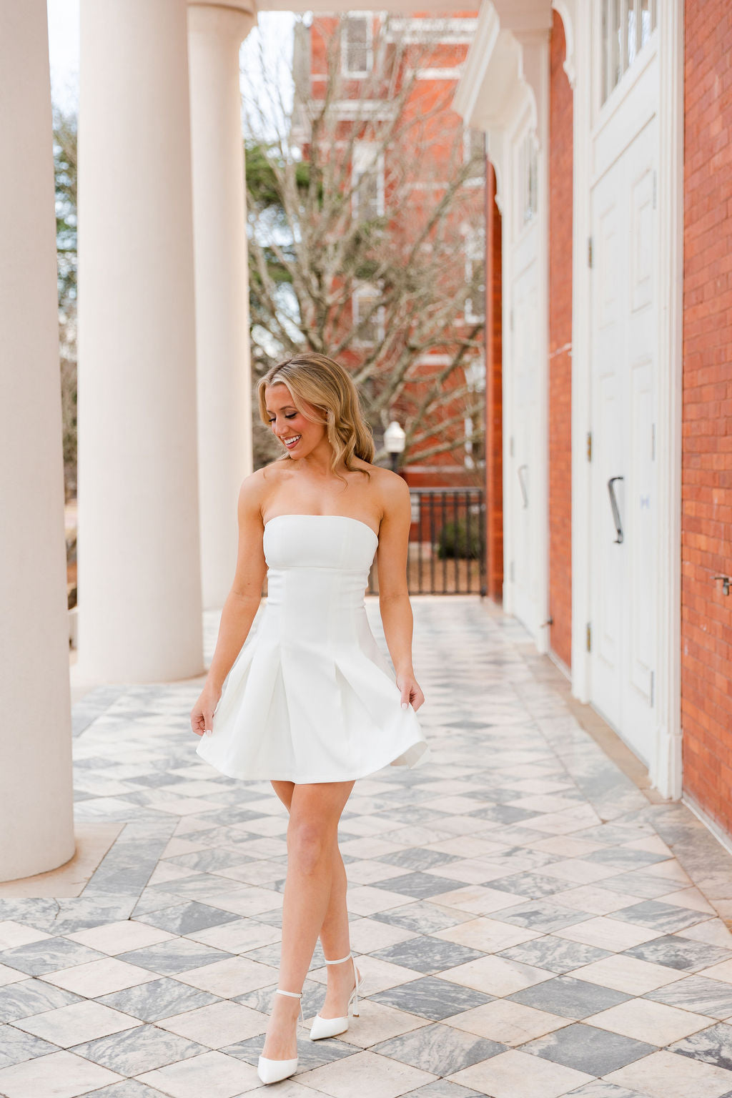 Strapless Mini Dress