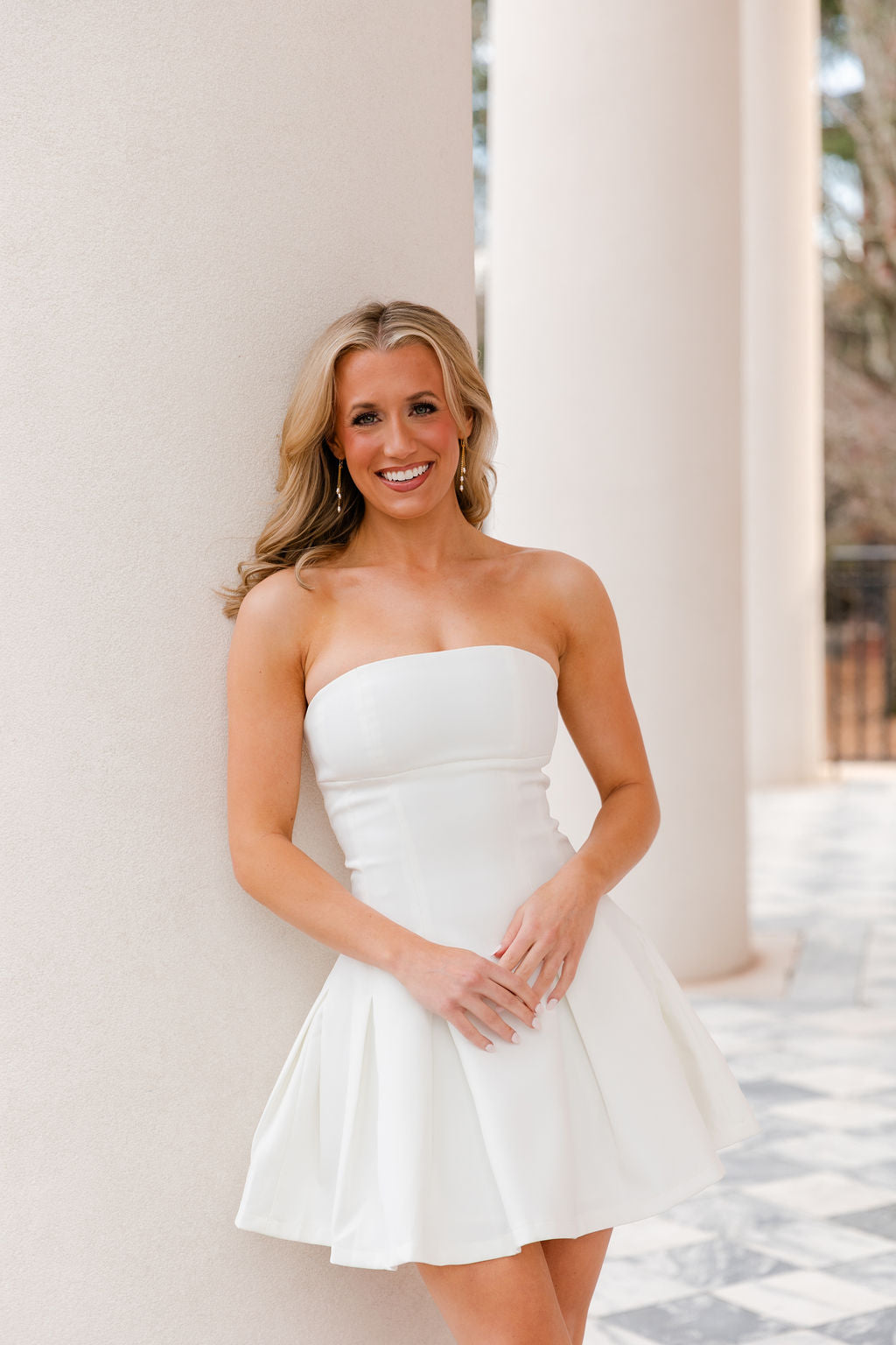 Strapless Mini Dress