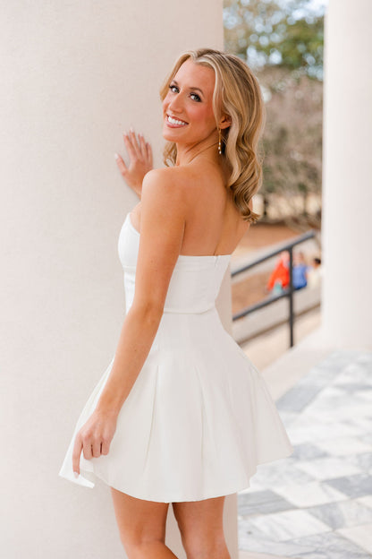 Strapless Mini Dress