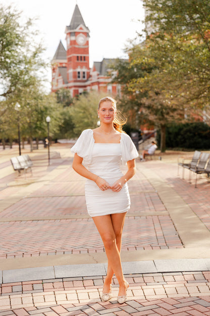 Camilia Ruched Mini Dress