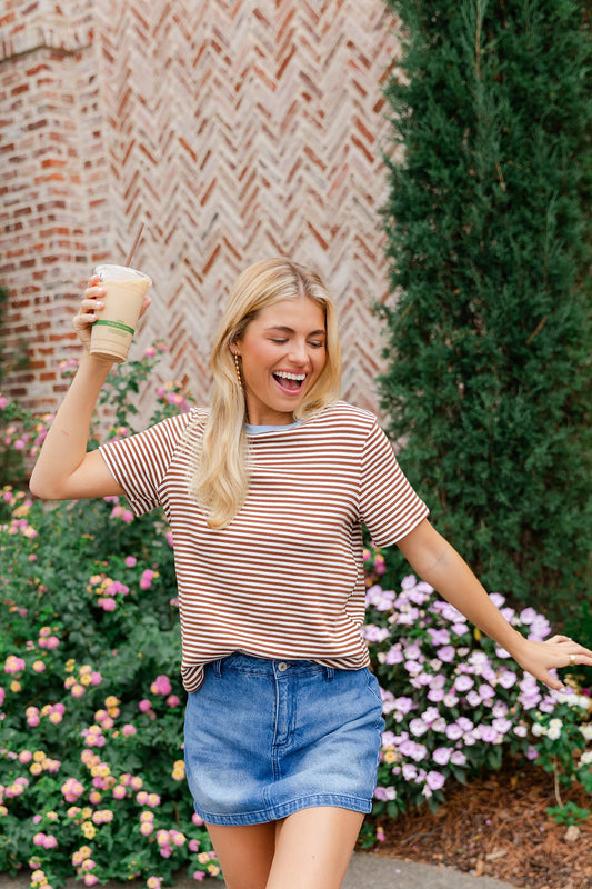 Striped Short Sleeve Shirt