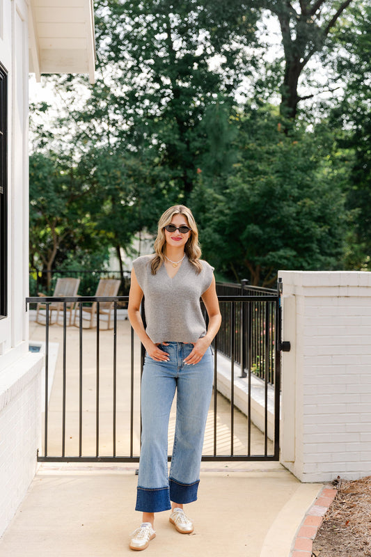 Sweater Vest Top