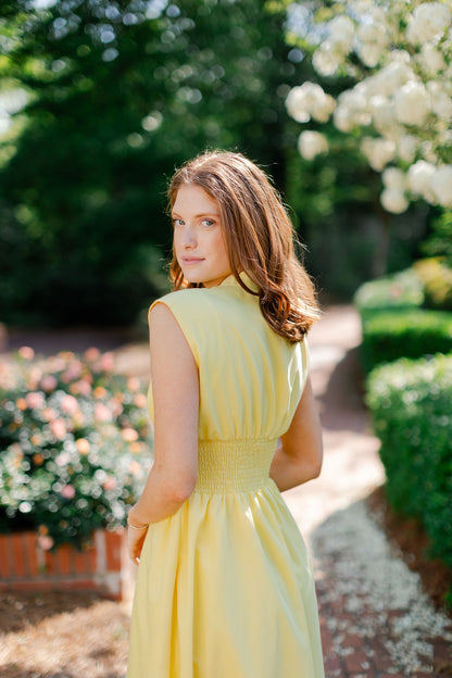 Midi Dress with Front Zipper
