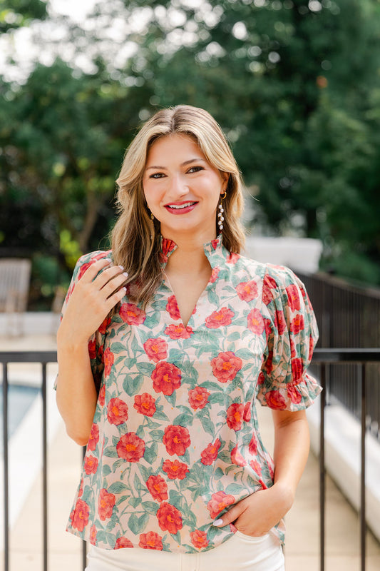 Floral Print Top