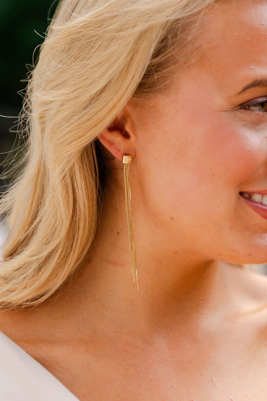 Multi Chain Drop Earrings