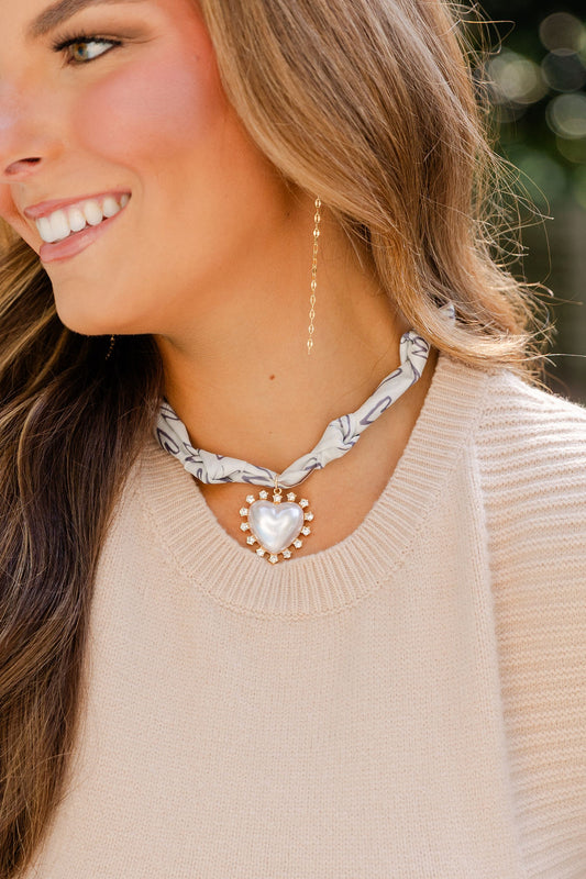 Scarf Charm Necklace