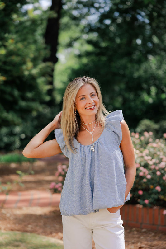 Flutter Sleeve Top