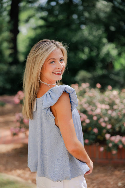 Flutter Sleeve Top
