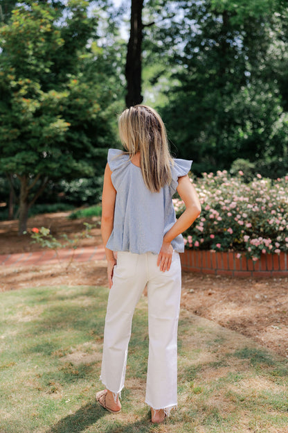 Flutter Sleeve Top