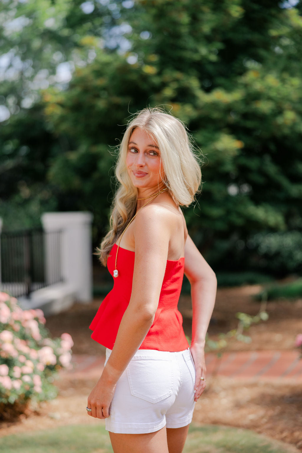 Ellie Strapless Knit Peplum Top – Therapy Boutique