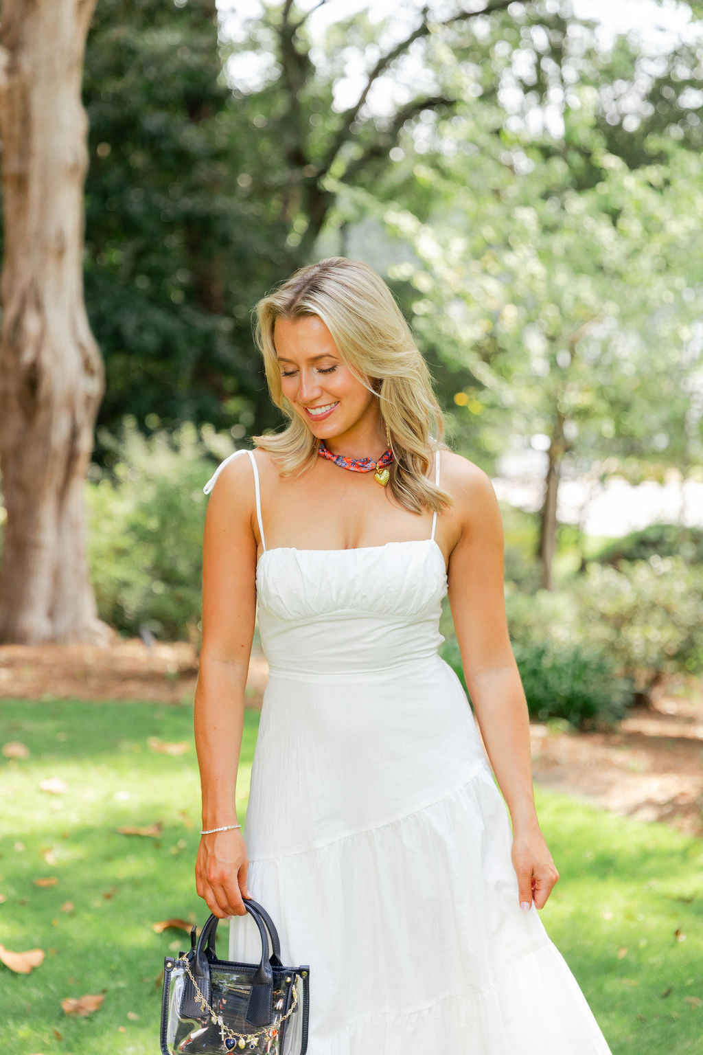 Kinsley Smocked Back Tiered Midi Dress
