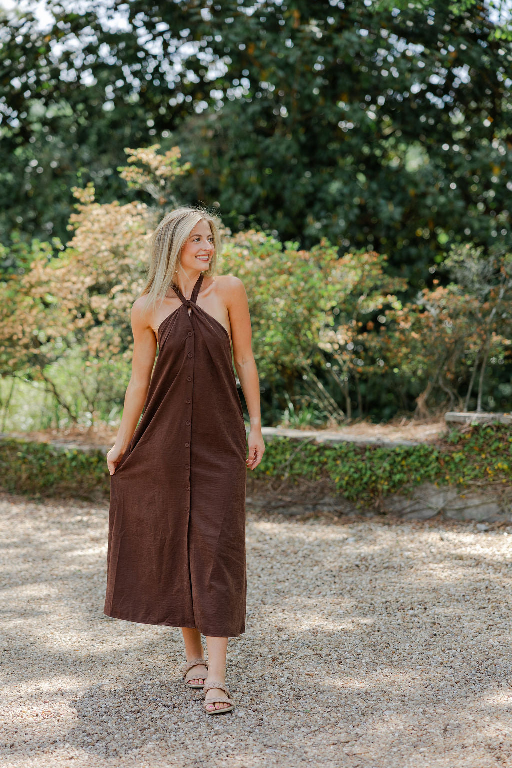 Knot Halter Dress