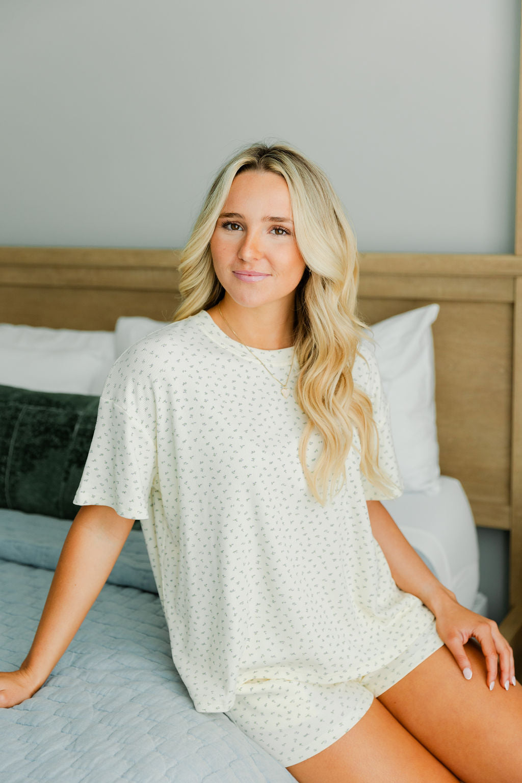 FLORAL LOUNGEWEAR SET