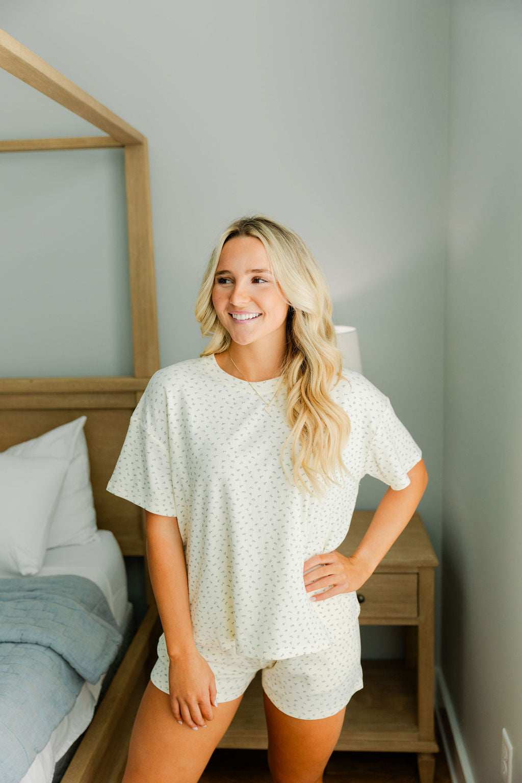 FLORAL LOUNGEWEAR SET