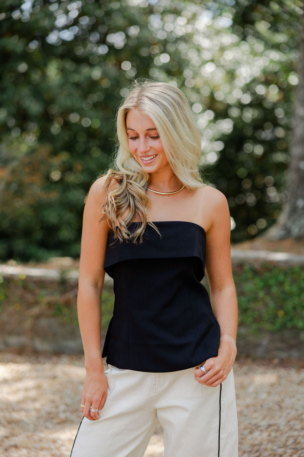 Structured Tube Top