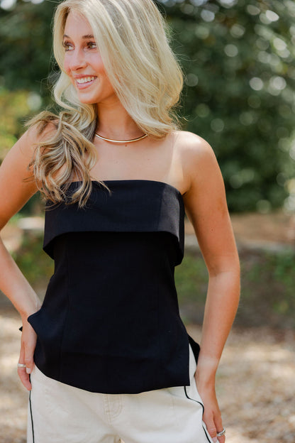 Structured Tube Top