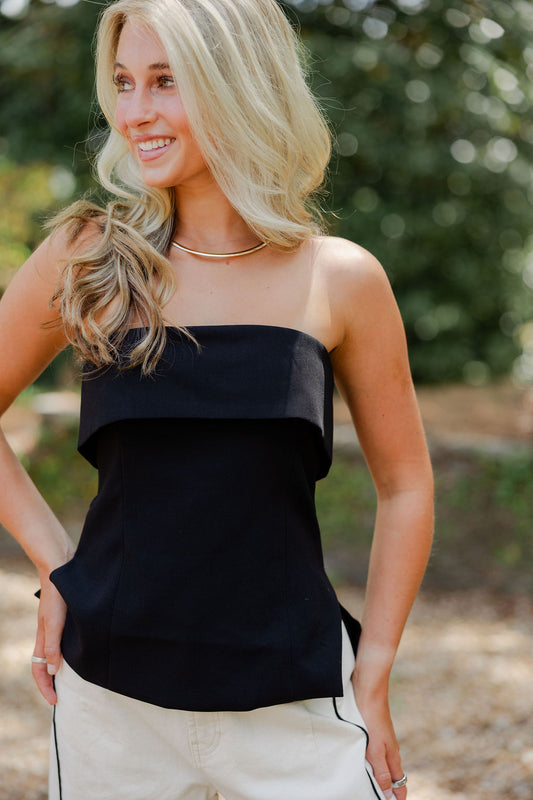 Structured Tube Top