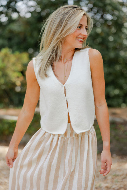 Elastic Waist Maxi Skirt