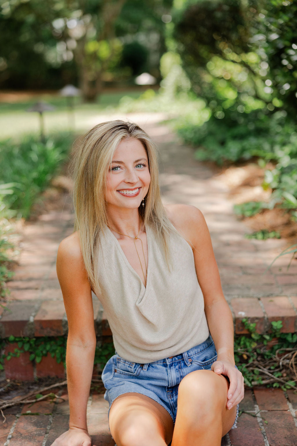 Mila Cowl Neck Halter Top