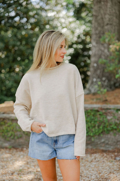 Natural Piper Pullover Sweater