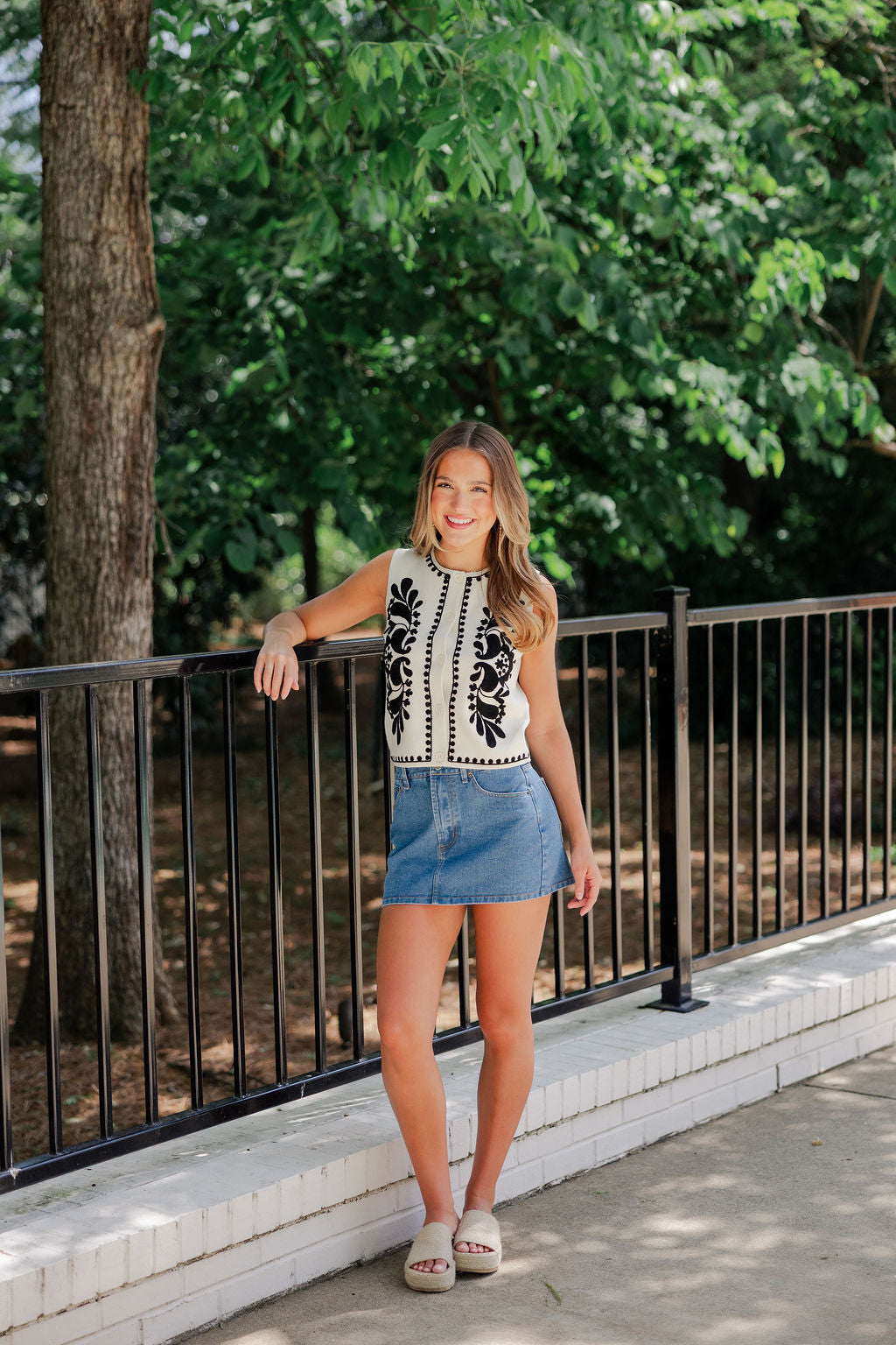 Embroidered Vest