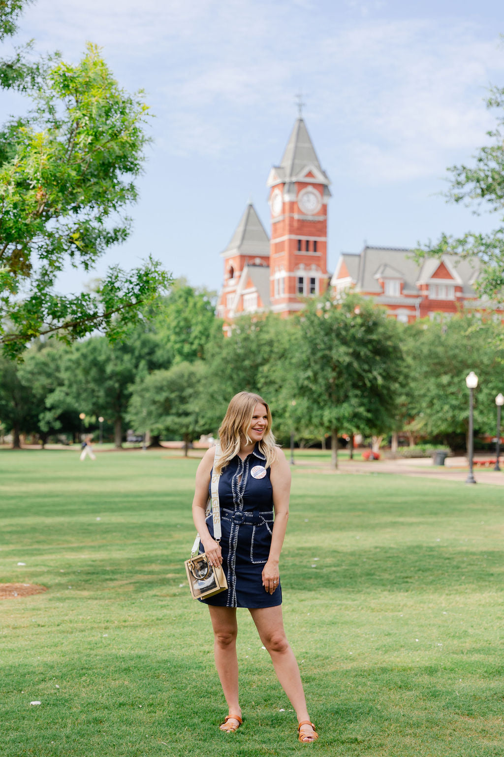Belted Button Down Dress