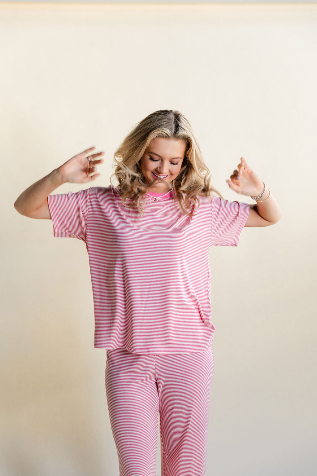 Striped Soft Lounge Top