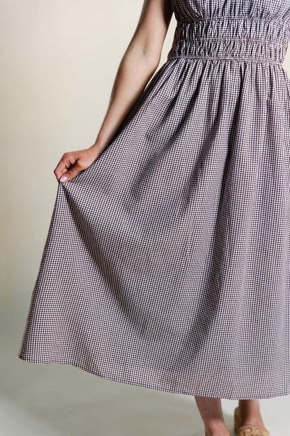 Gingham Maxi Dress