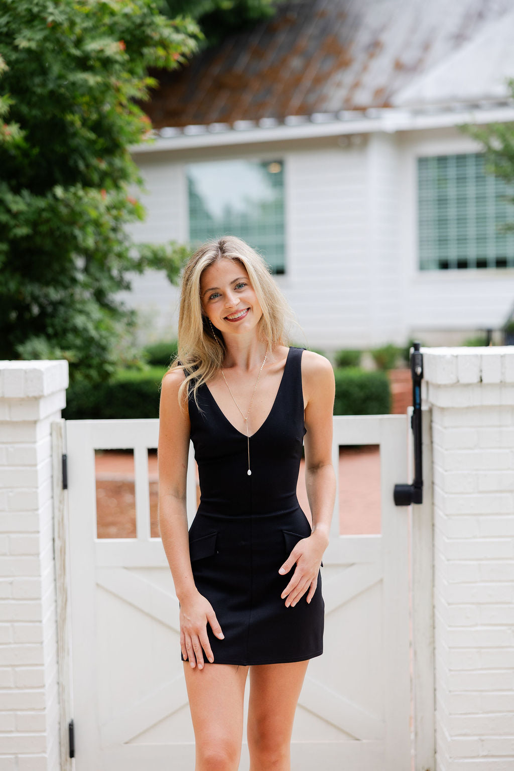 plunging mini dress Amy | Black Plunge-Neck With Draped-Detailing complemented by gathered detailing that sculpts the figure with effortless elegance Cleo Plunge Cowl Neck Mini