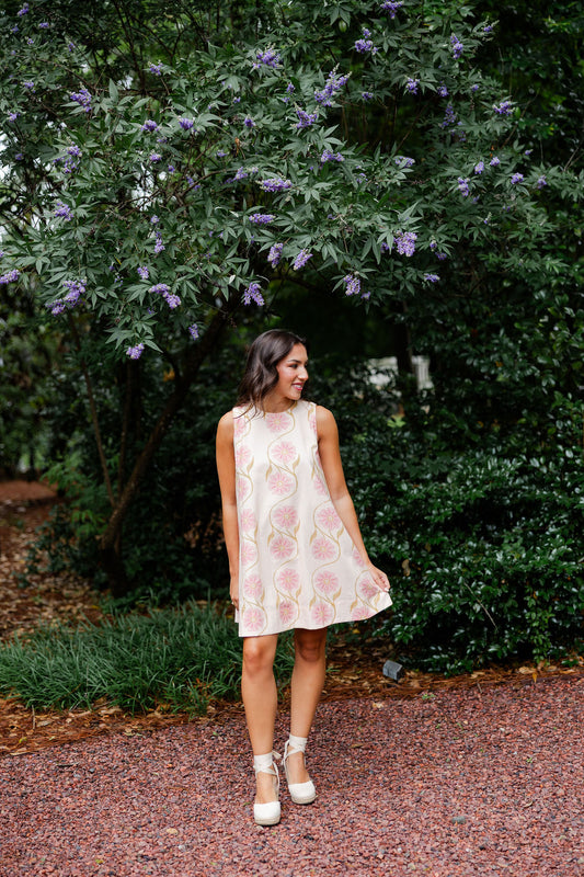 Floral Shift Mini Dress