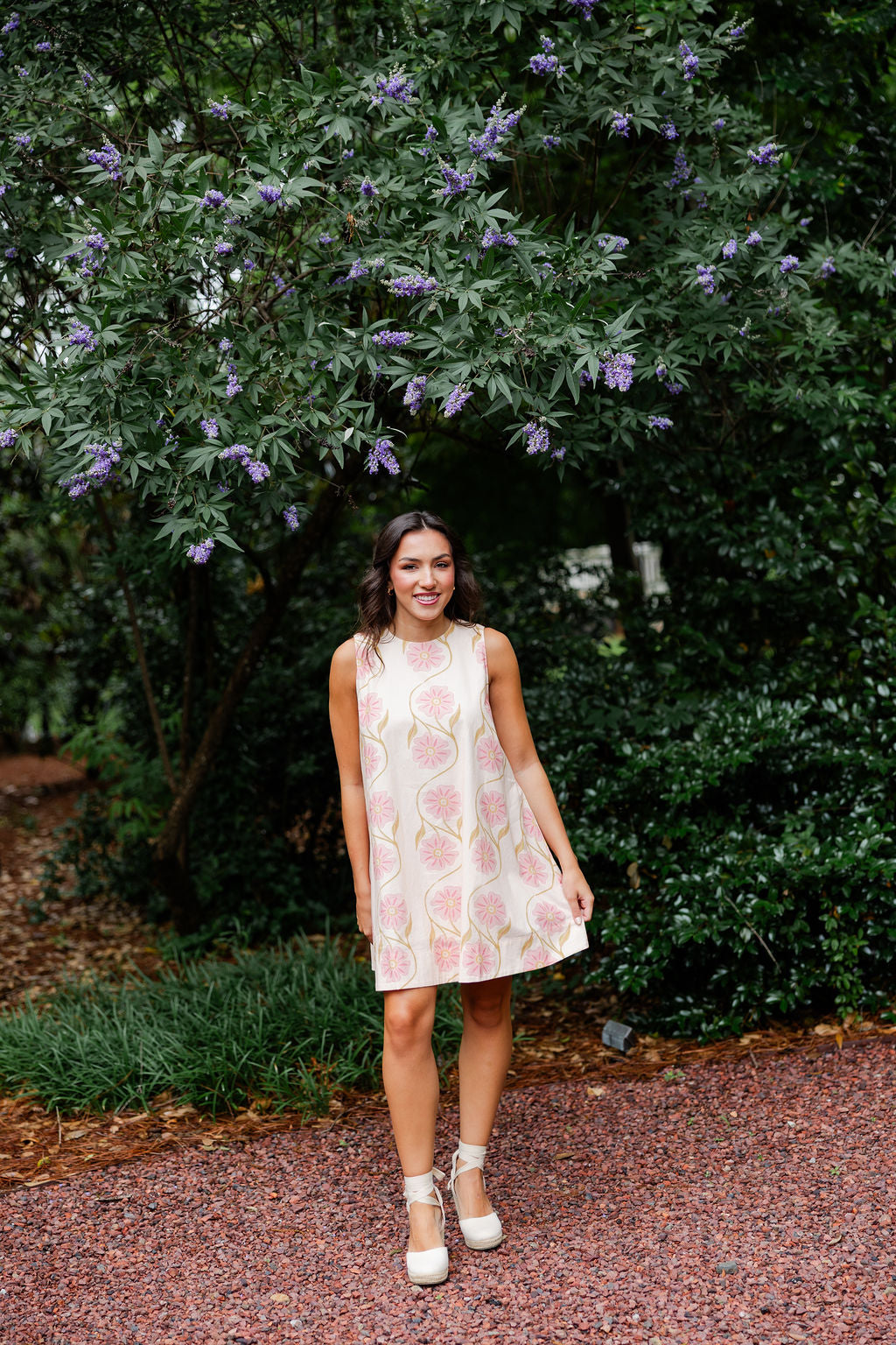 Floral Shift Mini Dress