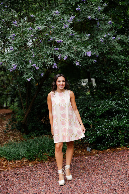 Floral Shift Mini Dress