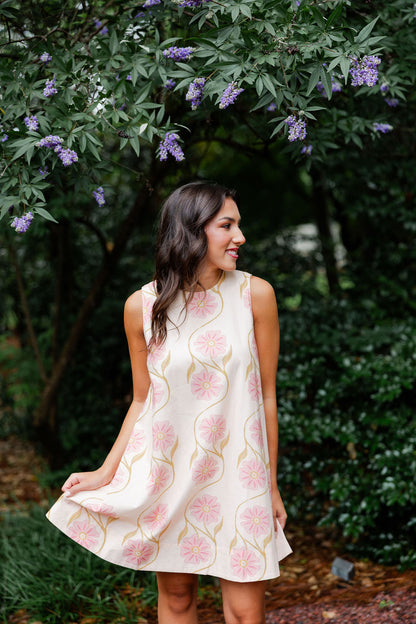 Floral Shift Mini Dress