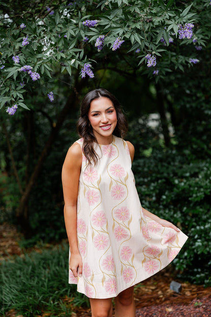 Floral Shift Mini Dress