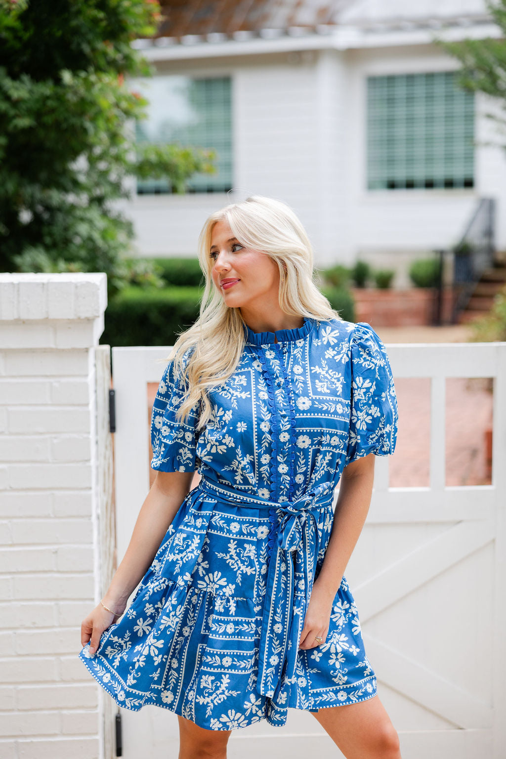 Bandana Print Mini Dress