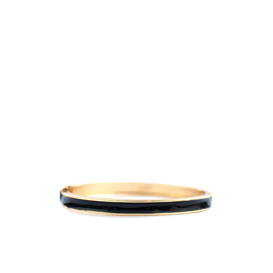 METAL HINGE BANGLE WITH ENAMEL