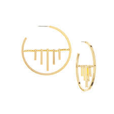 HOOP WITH BAR CHARMS
