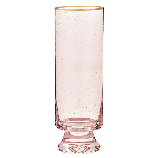 GOLD RIM CHAMPAGNE GLASS