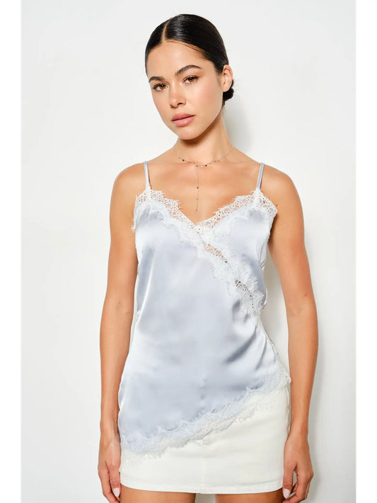 Oren Asymmetrical Satin Cami