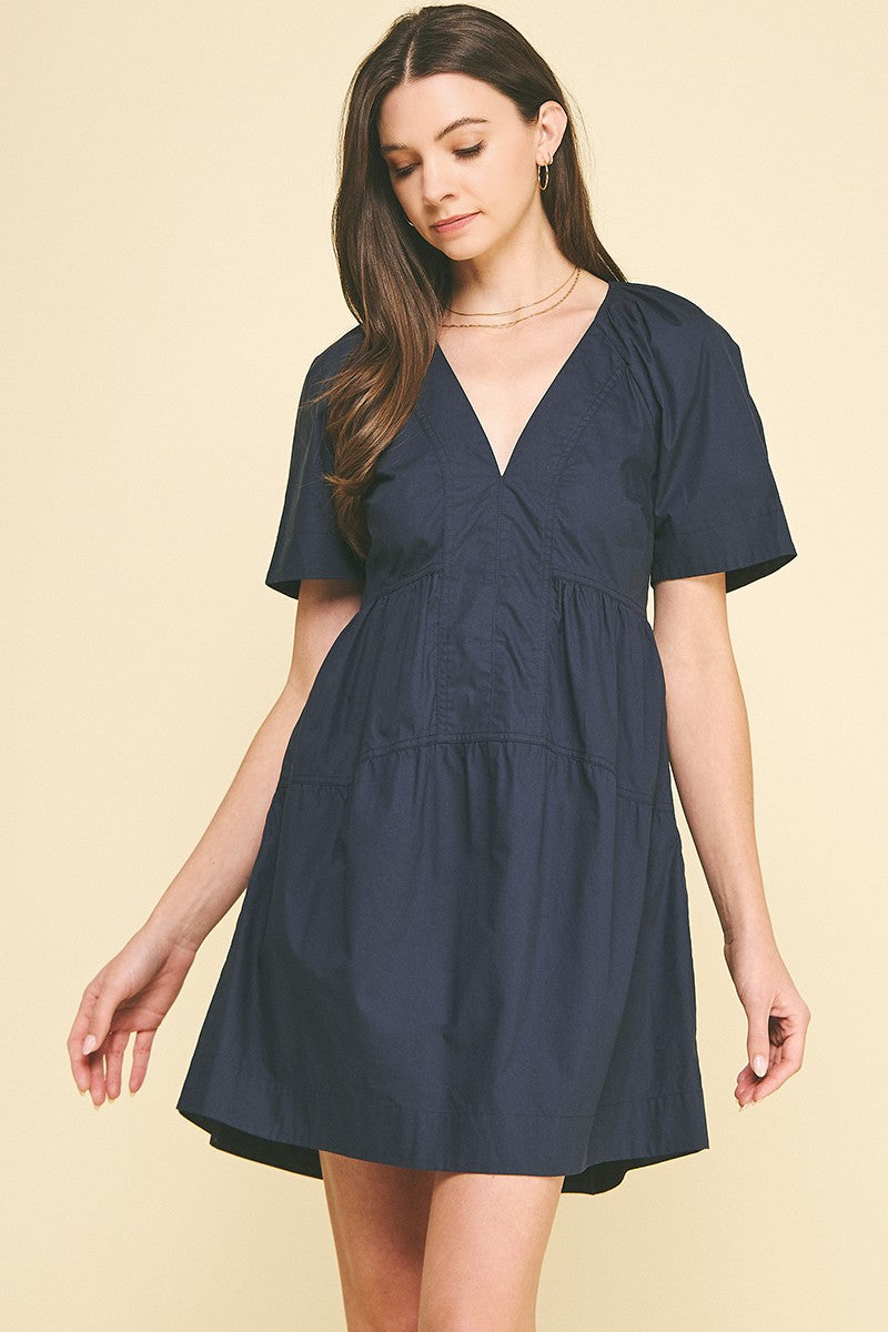 Tiered Mini Dress