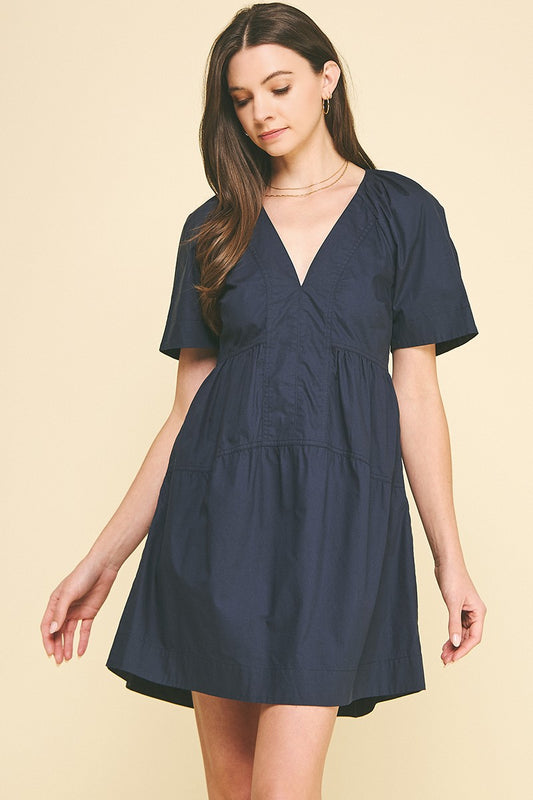 Tiered Mini Dress