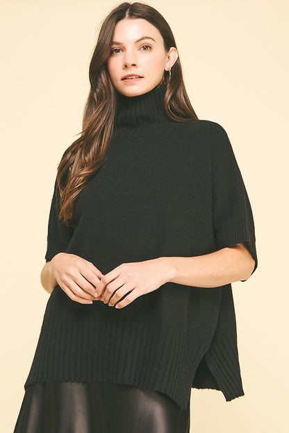 Relaxed Turtleneck Sweater