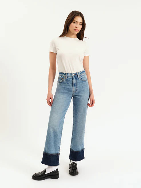 Eastside Loose High Rise Cuff Jean