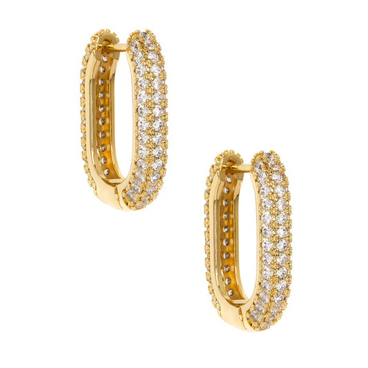 U-Shape Huggie Earring