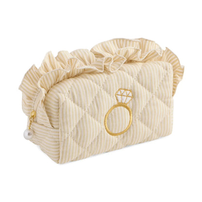 Ruffle Bling Small Pouch