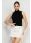 TURTLE NECK SLVLESS SWEATER TOP