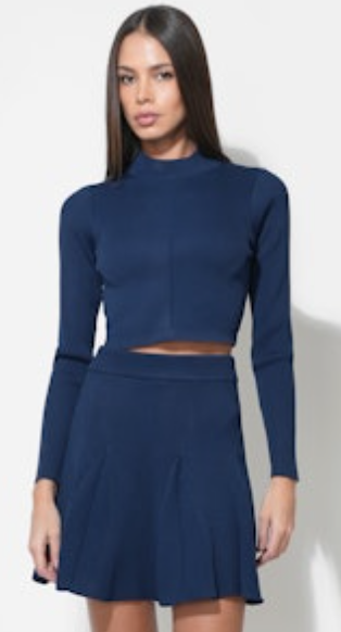 Carrie Top & Eleanor Mini Skirt Set