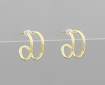 Double Layer Open Hoops